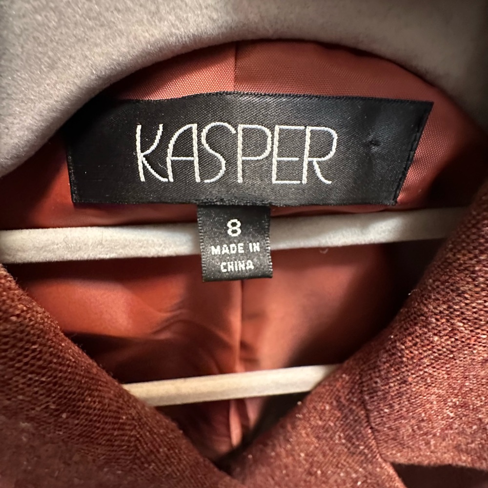 Kasper Women's Orange/rust Blazer - Picture 2 of 7